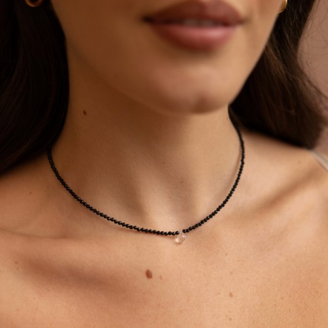 Choker "Black festive" -...